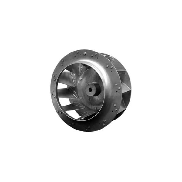 Pem Motors Backward Incline Centrifugal Wheel, Rated 3450 RPM, Riveted, Aluminum, 8-3/8in Dia., 3-3/4inW 812 - main
